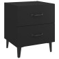 vidaXL Nachttische 2 Stk. Schwarz 40x35x47,5 cm vidaXL Nachttische 2 Stk. Schwarz 40x35x47,5 cm