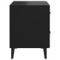 vidaXL Nachttische 2 Stk. Schwarz 40x35x47,5 cm vidaXL Nachttische 2 Stk. Schwarz 40x35x47,5 cm