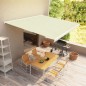 vidaXL Kassettenmarkise mit Motor 500x300 cm Creme vidaXL Kassettenmarkise mit Motor 500x300 cm Creme