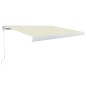 vidaXL Manuelle Kassetten-Markise 350x250 cm Creme vidaXL Manuelle Kassetten-Markise 350x250 cm Creme