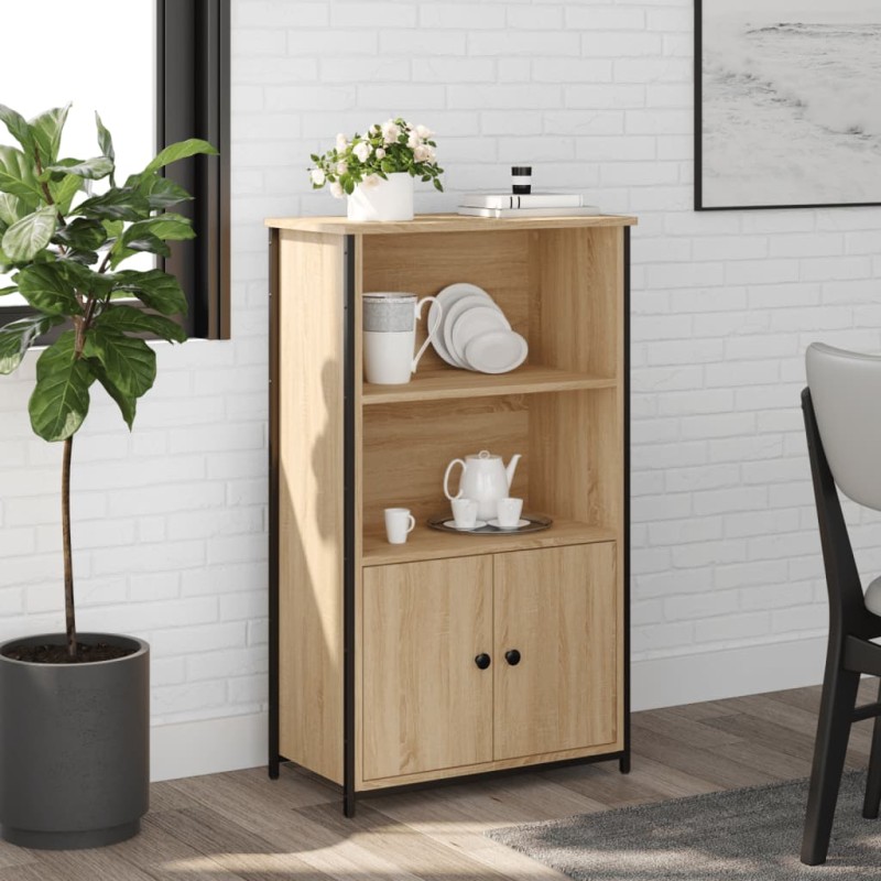 vidaXL Highboard Sonoma-Eiche 62x32x103,5 cm Holzwerkstoff vidaXL Highboard Sonoma-Eiche 62x32x103,5 cm Holzwerkstoff