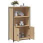 vidaXL Highboard Sonoma-Eiche 62x32x103,5 cm Holzwerkstoff vidaXL Highboard Sonoma-Eiche 62x32x103,5 cm Holzwerkstoff