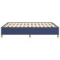 Bettgestell Blau 140x200 cm Stoff Bettgestell Blau 140x200 cm Stoff