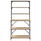 vidaXL Bäckerregal 6 Fächer Sonoma-Eiche 90x40x180 cm Holzwerkstoff