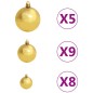 vidaXL Weihnachtsgirlande mit LEDs & Kugeln Grün 10 m PVC vidaXL Weihnachtsgirlande mit LEDs & Kugeln Grün 10 m PVC