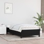 vidaXL Bettgestell ohne Matratze Schwarz 100x200 cm Stoff vidaXL Bettgestell ohne Matratze Schwarz 100x200 cm Stoff