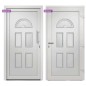 vidaXL Haustür Weiß 110x210 cm vidaXL Haustür Weiß 110x210 cm