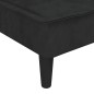 vidaXL Schlafsofa in L-Form Schwarz 255x140x70 cm Samt vidaXL Schlafsofa in L-Form Schwarz 255x140x70 cm Samt