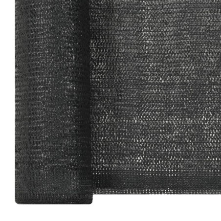 vidaXL Sichtschutznetz HDPE 1x25 m Schwarz 150 g/m²
