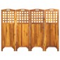 vidaXL 4-teiliger Raumteiler 161x2x120 cm Akazie Massivholz vidaXL 4-teiliger Raumteiler 161x2x120 cm Akazie Massivholz