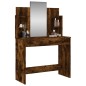 vidaXL Schminktisch mit Spiegel Räuchereiche 96x39x142 cm vidaXL Schminktisch mit Spiegel Räuchereiche 96x39x142 cm