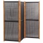 vidaXL 3-tlg. Raumteiler Schwarz 210x180 cm vidaXL 3-tlg. Raumteiler Schwarz 210x180 cm