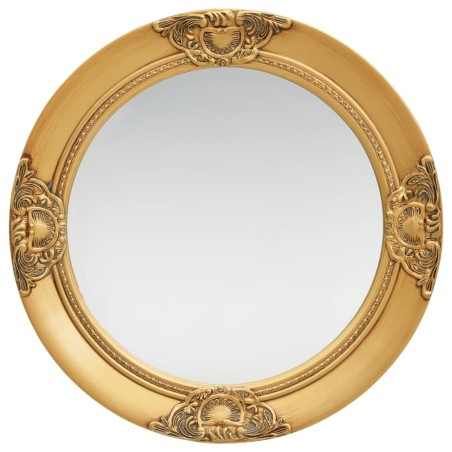 vidaXL Wandspiegel im Barock-Stil 50 cm Golden