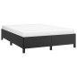 Bettgestell Schwarz 140x200 cm Kunstleder Bettgestell Schwarz 140x200 cm Kunstleder