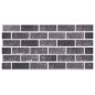 vidaXL 3D-Wandpaneele 10 Stk. Schwarz und Grau Backstein-Optik EPS vidaXL 3D-Wandpaneele 10 Stk. Schwarz und Grau Backstein-Optik EPS
