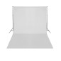 vidaXL Teleskopischer Hintergrund-System + Weißer Hintergrund 3 x 5 m vidaXL Teleskopischer Hintergrund-System + Weißer Hintergrund 3 x 5 m