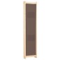 vidaXL 3-teiliger Raumteiler Braun 120 x 170 x 4 cm Stoff vidaXL 3-teiliger Raumteiler Braun 120 x 170 x 4 cm Stoff