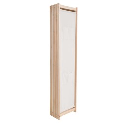 vidaXL 5-teiliger Raumteiler Creme 200 x 170 x 4 cm Stoff 