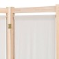 vidaXL 5-teiliger Raumteiler Creme 200 x 170 x 4 cm Stoff vidaXL 5-teiliger Raumteiler Creme 200 x 170 x 4 cm Stoff