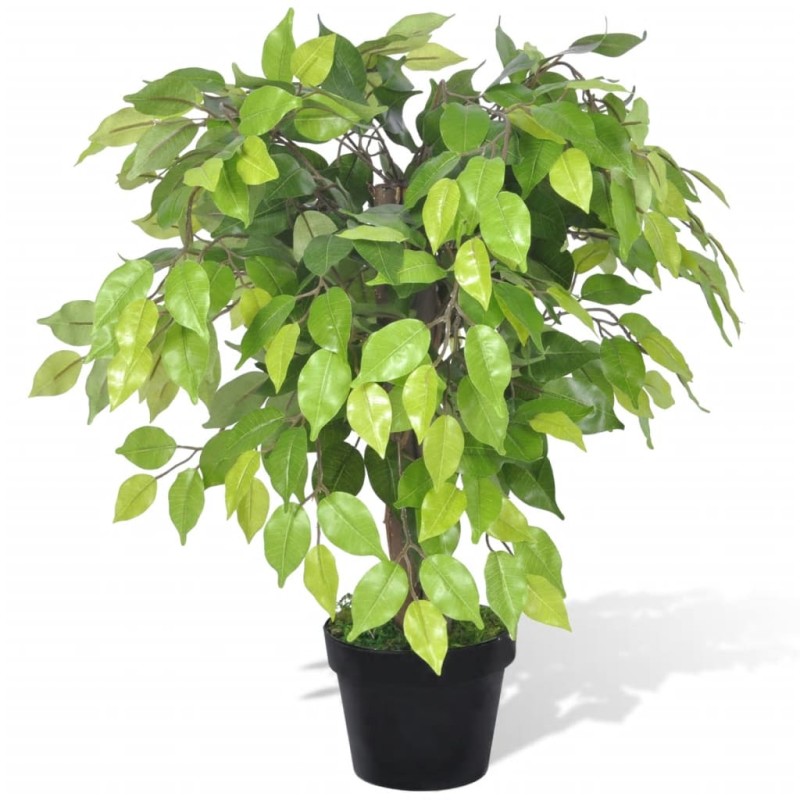 Künstlicher Zwerg-Ficus mit Topf 60 cm Künstlicher Zwerg-Ficus mit Topf 60 cm