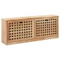 vidaXL Schuhbank 94 x 20 x 38 cm Walnussholz Massiv vidaXL Schuhbank 94 x 20 x 38 cm Walnussholz Massiv