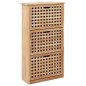 vidaXL Schuhschrank 55 x 20 x 104 cm Walnuss Massivholz vidaXL Schuhschrank 55 x 20 x 104 cm Walnuss Massivholz
