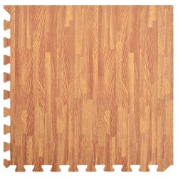 vidaXL Bodenmatten 12 Stk. Holzmaserung 4,32 m² EVA-Schaumstoff