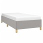 vidaXL Bettgestell ohne Matratze Hellgrau 100x200 cm Stoff vidaXL Bettgestell ohne Matratze Hellgrau 100x200 cm Stoff