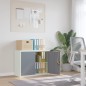 vidaXL Aktenschrank Hellgrau und Dunkelgrau 90x40x70 cm Stahl vidaXL Aktenschrank Hellgrau und Dunkelgrau 90x40x70 cm Stahl