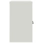 vidaXL Aktenschrank Hellgrau und Dunkelgrau 90x40x70 cm Stahl vidaXL Aktenschrank Hellgrau und Dunkelgrau 90x40x70 cm Stahl