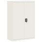 vidaXL Aktenschrank Weiß 90x40x140 cm Stahl vidaXL Aktenschrank Weiß 90x40x140 cm Stahl