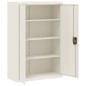 vidaXL Aktenschrank Weiß 90x40x140 cm Stahl vidaXL Aktenschrank Weiß 90x40x140 cm Stahl