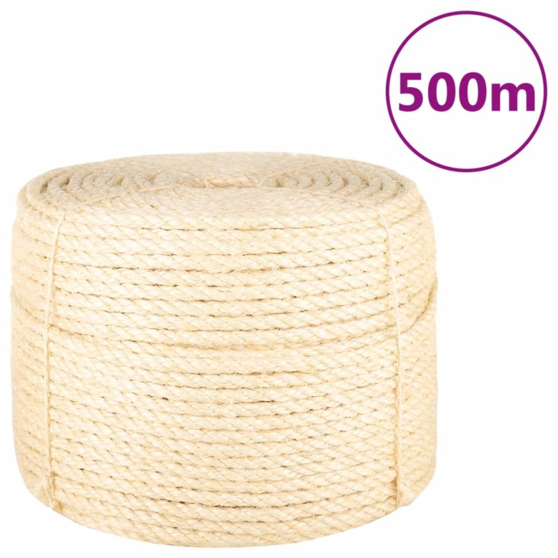 vidaXL Seil 100% Sisal 10 mm 500 m vidaXL Seil 100% Sisal 10 mm 500 m