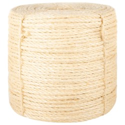 vidaXL Seil 100% Sisal 6 mm 50 m
