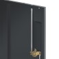 vidaXL Aktenschrank Anthrazit 90x40x40 cm Stahl vidaXL Aktenschrank Anthrazit 90x40x40 cm Stahl