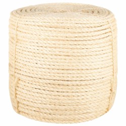vidaXL Seil 100% Sisal 8 mm 50 m