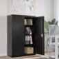 vidaXL Aktenschrank Schwarz 90x40x140 cm Stahl vidaXL Aktenschrank Schwarz 90x40x140 cm Stahl