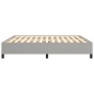 vidaXL Bettgestell Hellgrau 160x200 cm Stoff vidaXL Bettgestell Hellgrau 160x200 cm Stoff