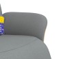 vidaXL Massagesessel mit Fußteil Hellgrau Stoff vidaXL Massagesessel mit Fußteil Hellgrau Stoff
