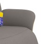 vidaXL Massagesessel mit Fußteil Taupe Stoff