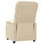 vidaXL Relaxsessel Creme Stoff vidaXL Relaxsessel Creme Stoff