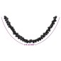 vidaXL Kugelgirlande Schwarz 175 cm Polystyrol vidaXL Kugelgirlande Schwarz 175 cm Polystyrol