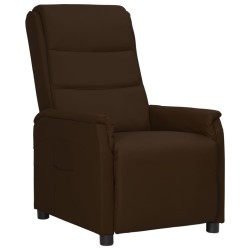 vidaXL Relaxsessel Braun Kunstleder