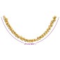 vidaXL Kugelgirlande Golden 175 cm Polystyrol vidaXL Kugelgirlande Golden 175 cm Polystyrol