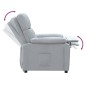 vidaXL Relaxsessel Hellgrau Stoff vidaXL Relaxsessel Hellgrau Stoff