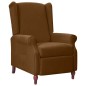 vidaXL Ruhesessel Braun Stoff vidaXL Ruhesessel Braun Stoff