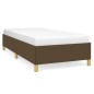 vidaXL Bettgestell ohne Matratze Dunkelbraun 90x200 cm Stoff vidaXL Bettgestell ohne Matratze Dunkelbraun 90x200 cm Stoff
