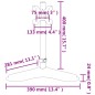 vidaXL Monitorhalterung Schwarz Stahl VESA 75/100 mm vidaXL Monitorhalterung Schwarz Stahl VESA 75/100 mm