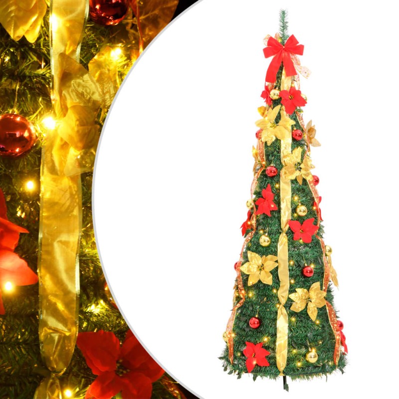 vidaXL Pop-Up-Weihnachtsbaum Künstlich 150 LEDs Grün 180 cm vidaXL Pop-Up-Weihnachtsbaum Künstlich 150 LEDs Grün 180 cm