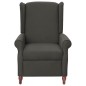 vidaXL Sessel Verstellbar Dunkelgrau Stoff vidaXL Sessel Verstellbar Dunkelgrau Stoff